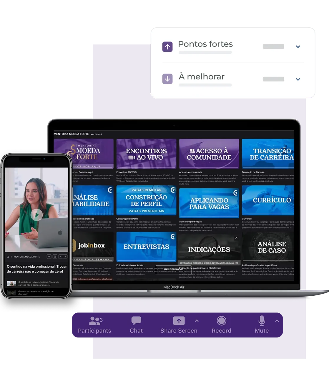 Mockup da Mentoria Moeda Forte